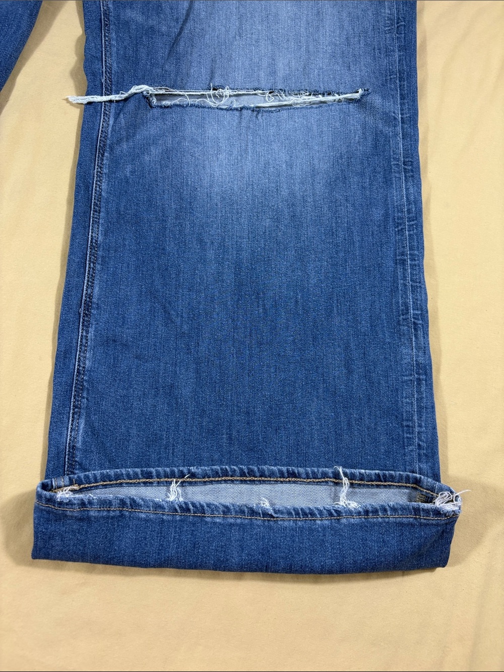 NWT American Eagle Stretch High Rise Curvy Baggy Wide Leg Jeans Size 16 Regular - Picture 10 of 12
